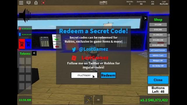Roblox [SPACE] Blood Moon Tycoon - Code смотреть онлайн