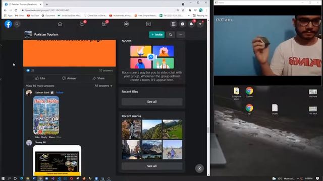 Scrolling with color detection using OpenCV python смотреть онлайн