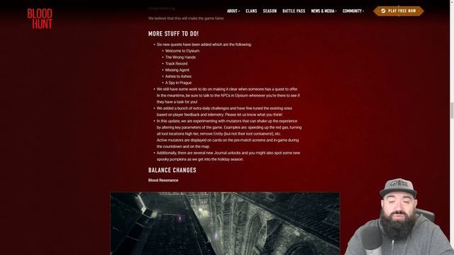 Bloodhunt 0.6 community patch notes, release date and Q&A смотреть онлайн