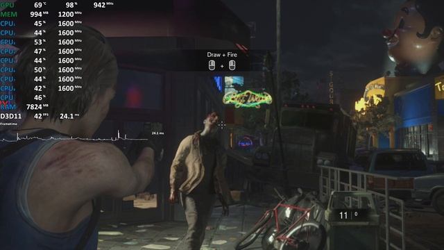 Resident Evil 3 on AMD Ryzen 5 2500U Vega 8 - Test смотреть онлайн