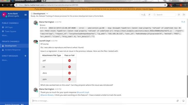 Mattermost Development Demo смотреть онлайн