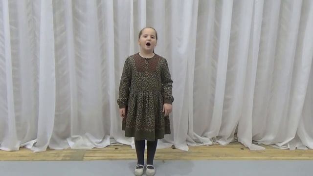 Зеленкина Варвара стихотворение А. Барто "Болтунья" смотреть онлайн