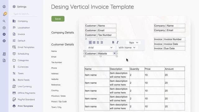 Print (Invoice) Template app for Akaunting смотреть онлайн