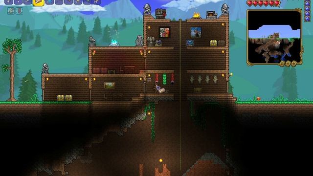 Terraria Гайд как сделать Крюк Кошку смотреть онлайн
