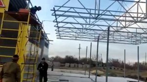 Устройство каркаса мойки - Изготовление и монтаж металлоконструкций