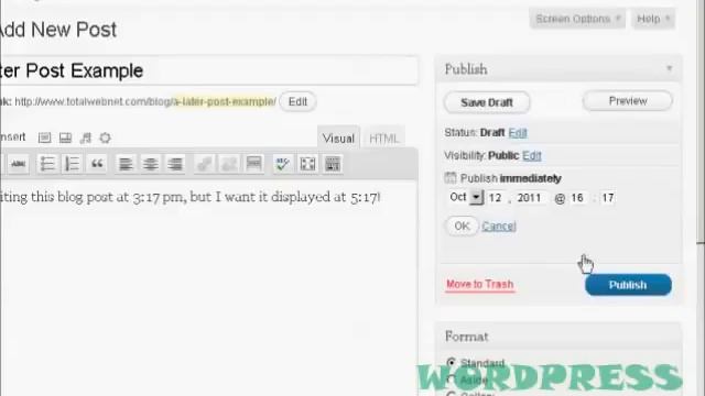 Wordpress Tutorial 53: How to Schedule Blog Post For Future Date смотреть онлайн