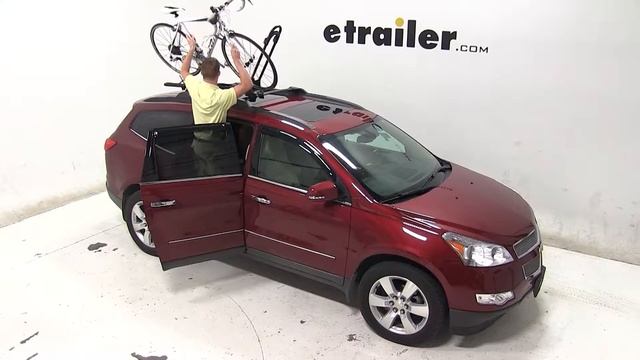 etrailer | Yakima FrontLoader Roof Bike Rack Review - 2011 Chevrolet Traverse смотреть онлайн