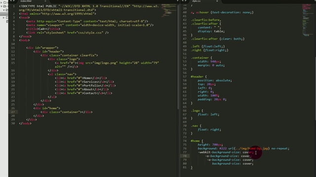Верстка из Psd - Одностраничник #1
