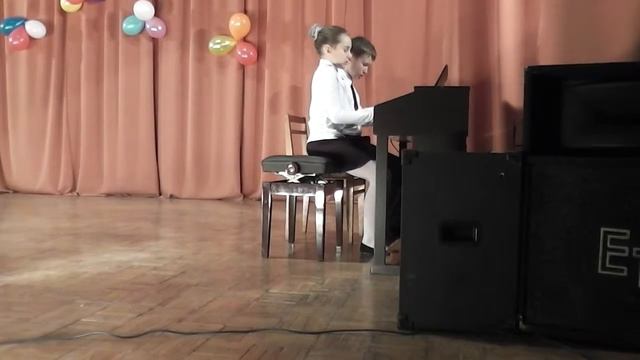 фортепианный ансамбль Чобан Прасковья и Старков Егор#шайковкашколаискусств смотреть онлайн