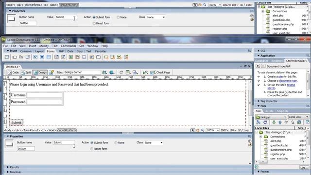 PHP: Admin Login Page смотреть онлайн
