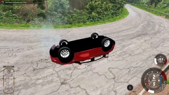 High Speeds On The Tesla Model X And Drift | BeamNG Drive смотреть онлайн