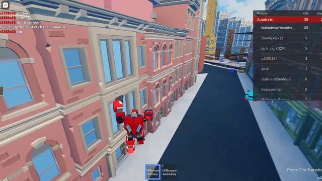 Transformers Prime Roblox! смотреть онлайн