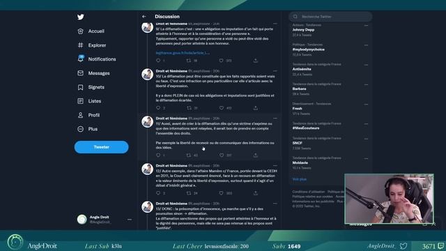 Florence (Angledroit) réagit à l'affaire Léo Grasset (Dirtybiology) смотреть онлайн