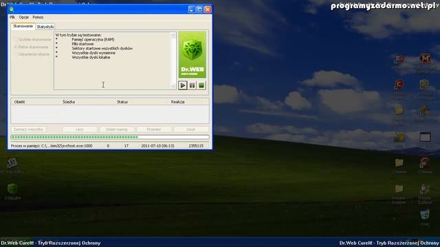 Test programu Dr.Web CureIt! смотреть онлайн