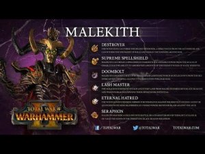Total War: Warhammer III #1 Malekith the Witch-king - Малекит Король-чародей - легенда.