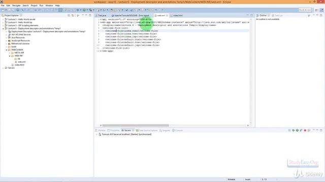 Deployment descriptor and annotations смотреть онлайн