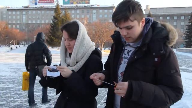 Акция Я Люблю Новосибирск (День Святого Валентина 14 февраля в Новосибирске) Часть 2 смотреть онлайн