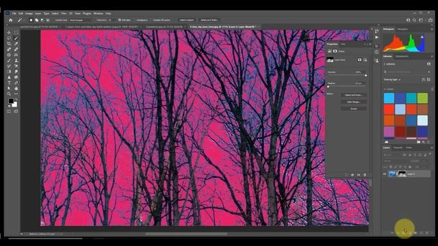 Adobe Photoshop Selections Part 2 - Color Range Selections and Select and Mask Adjustments Tutorial смотреть онлайн