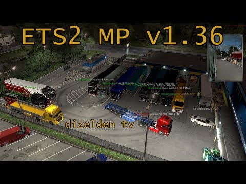 ETS2 MP v1.36 | Конвой с Негабаритным каналом - euro truck simulator 2 | LIVE №2339 смотреть онлайн