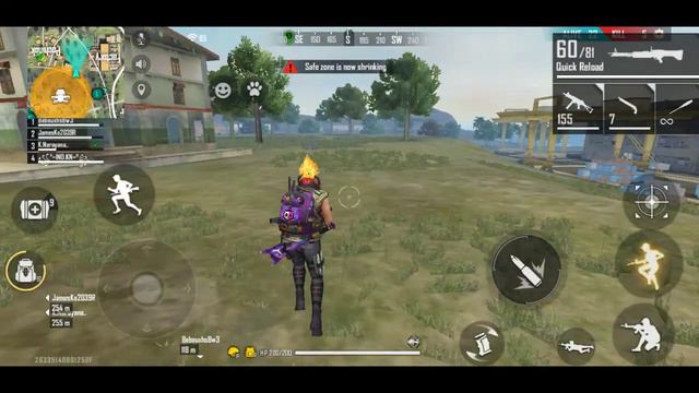 V K Gaming.. Free fire 7 Kill смотреть онлайн