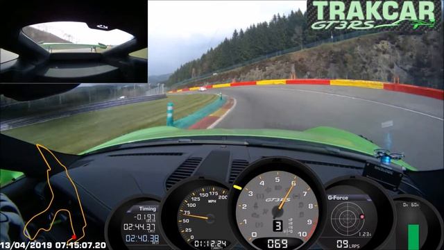 TRAKCAR '19 GT3RS SPA Porsche event day 1 04-13-19 2:40s with Steven смотреть онлайн
