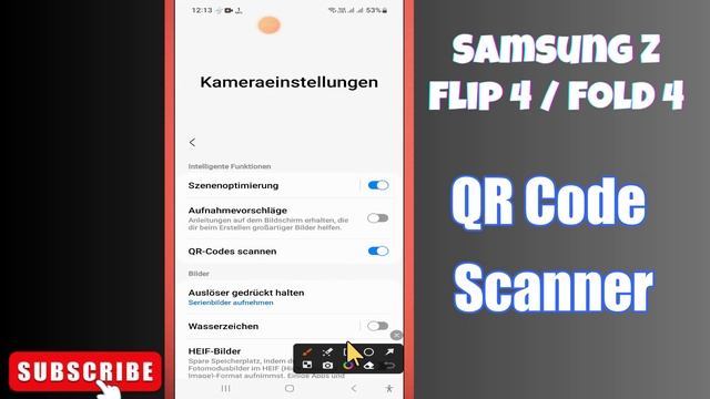 Samsung Z Flip 4,Fold 4 QR Code Scanner ? смотреть онлайн
