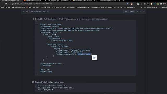 AWS ECS Exec смотреть онлайн