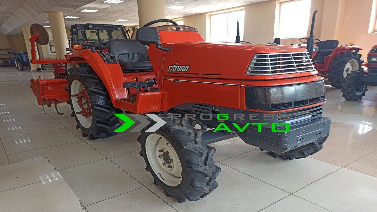 Японский трактор это лучшее решение! смотри обзор из Омска! KUBOTA X20 с реверсом 4 цилиндра смотреть онлайн