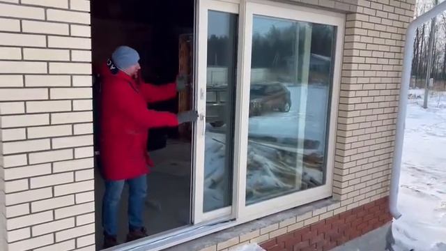 Панорамное остекление коттеджа VEKA E-Slide - Студия Окон смотреть онлайн