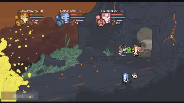 «Три рыцаря» в Castle Crashers #3 смотреть онлайн