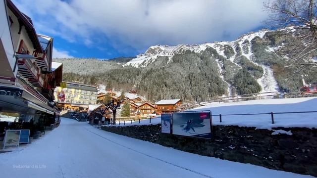 This is the magic of Wengen in winter ?? Switzerland 4K смотреть онлайн