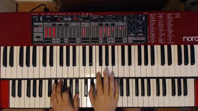 Where The Wild Roses Grow - free interpreted version on a Nord C2 Clonewheel organ смотреть онлайн