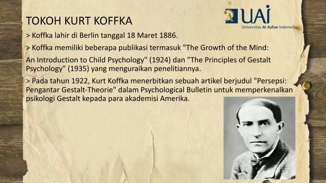 Psikologi Gestalt - Kurt Koffka (3) смотреть онлайн