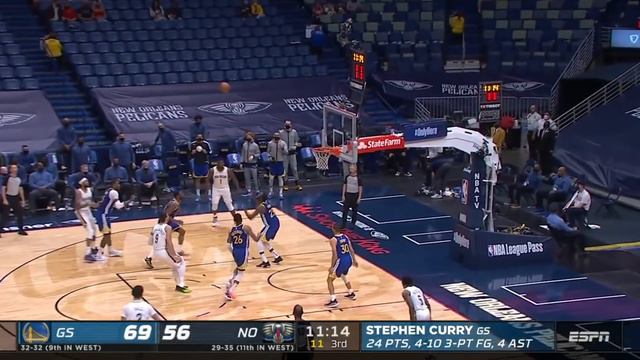 Stephen Curry Breaks Eric Bledsoe's Ankles & Hits The 3 смотреть онлайн