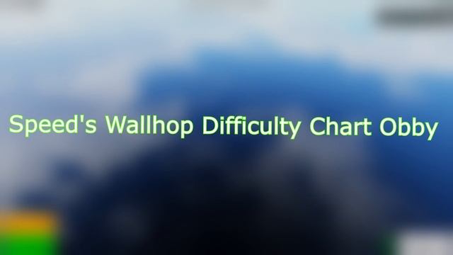 Difficulty Chart Obbies in Obby Creator (Roblox) смотреть онлайн