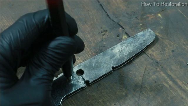 Restoration Of The Rusty Vintage Sword Make By Stihl Guide Bar