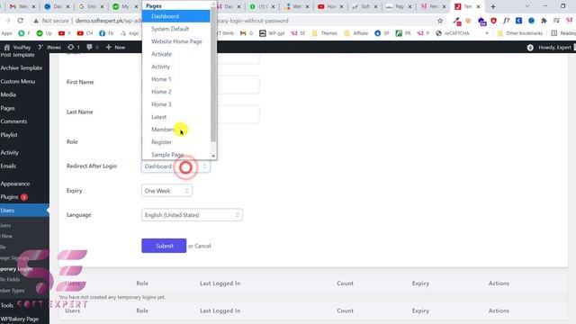 WordPress Temporary Login Without Password ? - Easy in 2 minutes смотреть онлайн
