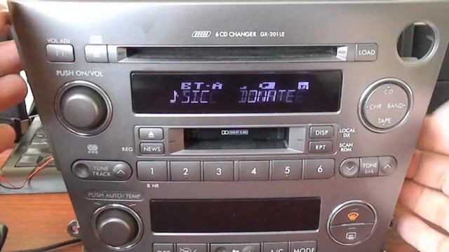 Магнитола Legacy / Outback USB AUX BLUETOOTH дорестайл (Pioneer X580BT) смотреть онлайн