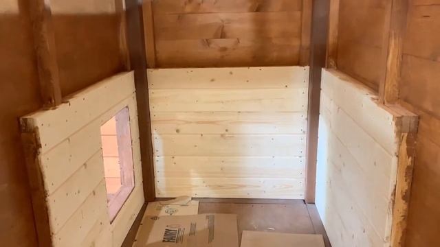 Вольер для собаки из клееного бруса от «Все-вольеры» (2x4 м) смотреть онлайн