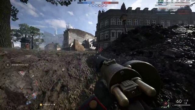 Battlefield 1 - Full Game Player - Mapa Amiens - 1440p60 смотреть онлайн