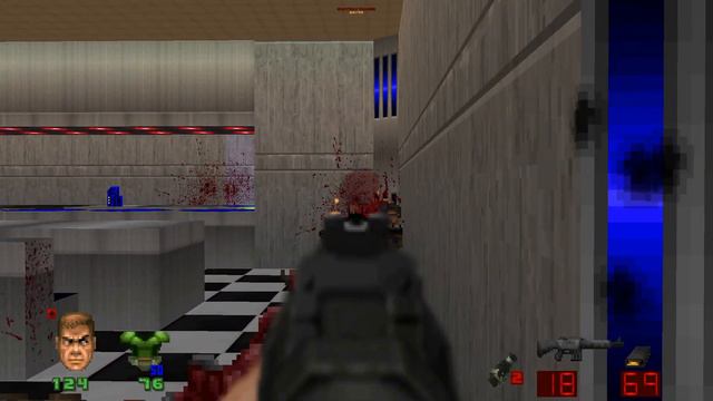 Brutal Doom: Doom 2 Reloaded - Map 03 - Phobos Overdrive смотреть онлайн
