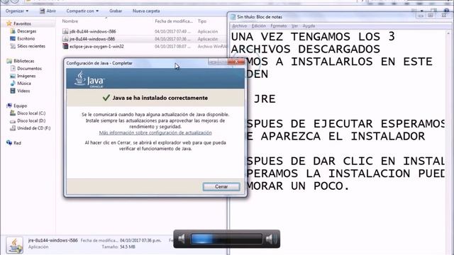 COMO DESCARGAR E INSTALAR ECLIPSE (JAVA JRE + JDK) 2017 смотреть онлайн