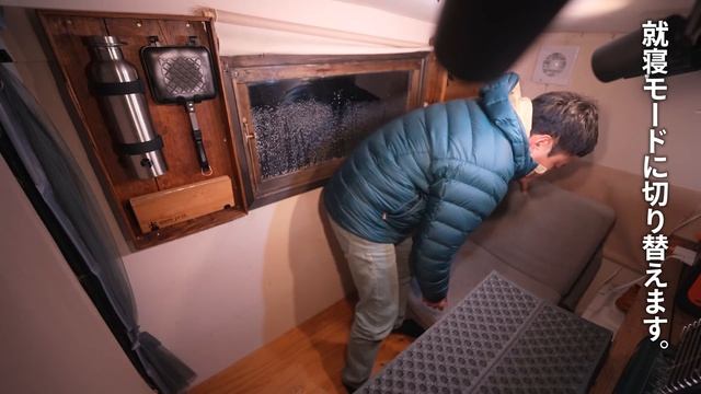 【冬の車中泊旅】氷点下の雪中車中泊。白銀世界にポツンとひとり。｜DIY軽トラックキャンピングカー｜95 смотреть онлайн