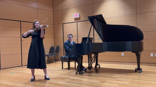 First Performance! Sibelius Violin Concerto, Mvt 1 For Masterclass With Siwoo Kim