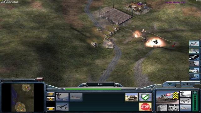 Command Conquer Generals Zero Hour - USA Laser vs 3x HARD China Tank North Coast NO SUPERWEAPON смотреть онлайн