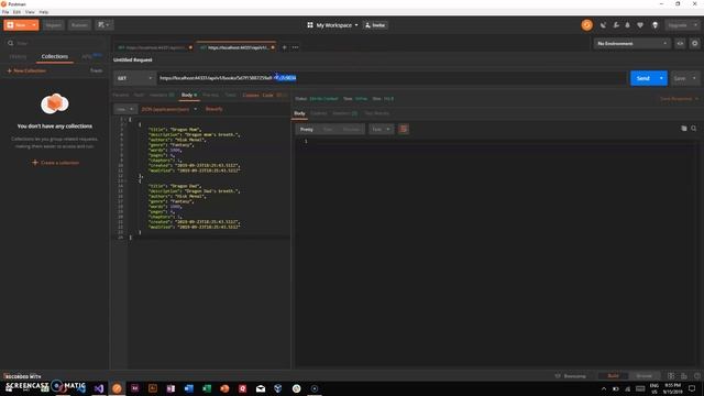 Asp.net Web API with MongoDB Testing Endpoints смотреть онлайн