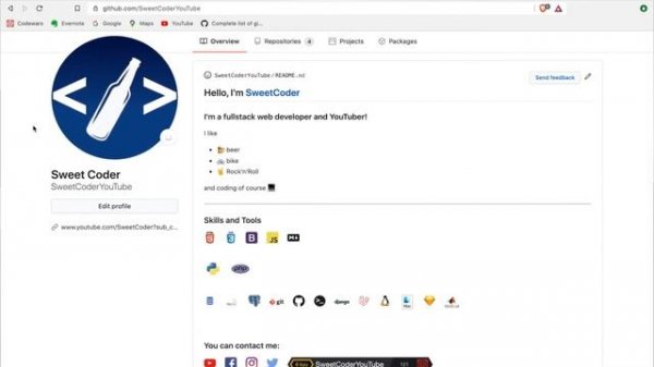 Создаем красивый профиль на GitHub