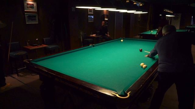 Николай Иванович против Прохора. Часть интересной партии по московской пирамиде, русский бильярд смотреть онлайн