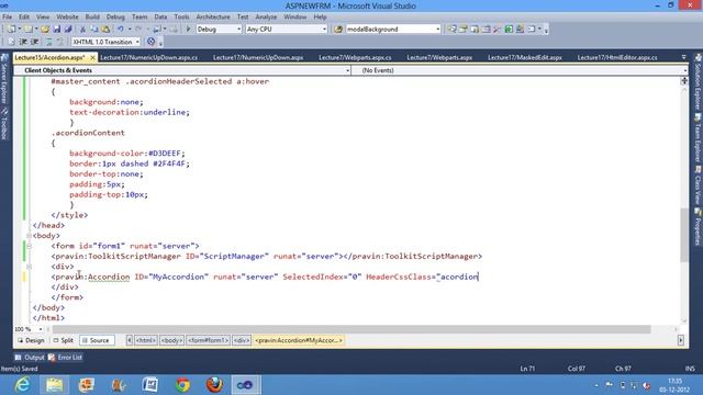 How to Use Accordin Ajax Control in Asp.Net 4.0 смотреть онлайн