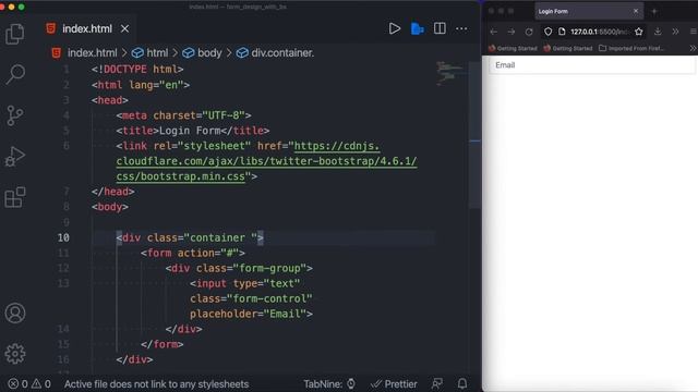 How I Designed a Login and Registration form using Bootstrap смотреть онлайн